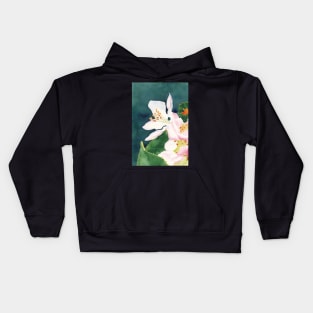 Apple Blossom Macro Study 2 Kids Hoodie